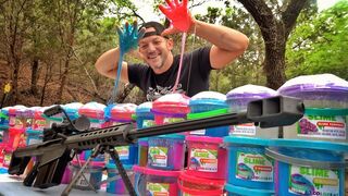 200lbs of Slime vs 50cal!!!