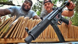 Suppressed MP5 Shooting Cutting Boards!!!