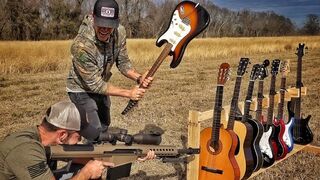 How Many Guitars Does It Take To Stop a 50BMG???