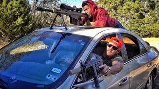 Firing a 50BMG Inside A Car...