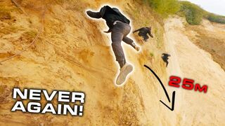 EXTREME Parkour Quarry Slide (NEVER AGAIN) ????????