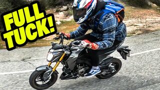 Grom Squad Pulls Up on S1000RR...What Do You Think Happens?