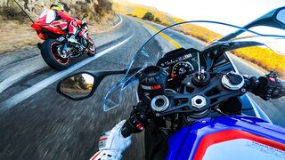 S1000RR vs GSXR1000R Ortega Highway *PURE POWER*