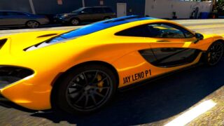 I Wheelie Past Jay Leno in his McLaren P1