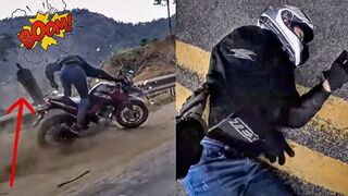 HECTIC & SCARY MOTORBIKE CRASHES & FAILS 2021