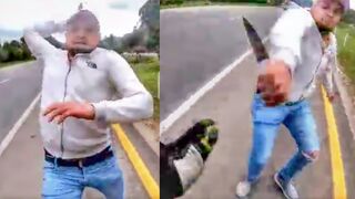 ANGRY TRUCKER PULLS KNIFE - NOBODY Said the BIKE LIFE Would be EASY!!! [Ep.#96]