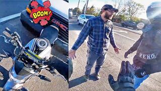 ANGRY MAN VS DIRT BIKERS - BIKER REAR ENDED - NOBODY Said the BIKE LIFE Would be EASY!!! [Ep.#134]