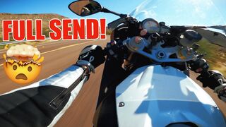 BMW S1000RR Onboard GoPro POV On Canyon Road!