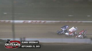 Highlights: World of Outlaws Sprint Cars Eldora Speedway September 25th, 2015