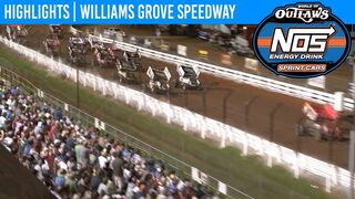 World of Outlaws NOS Energy Drink Sprint Cars Williams Grove Speedway, July 26th, 2019 | HIGHLIGHTS