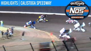 World of Outlaws NOS Energy Drink Sprint Cars Calistoga Speedway, September 14th, 2019 | HIGHLIGHTS