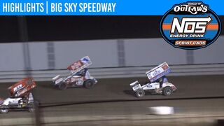 World of Outlaws NOS Energy Drink Sprint Cars Big Sky Speedway, August 24th, 2019 | HIGHLIGHTS