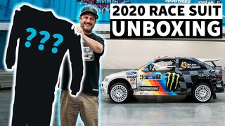 Ken Block Unboxing RARE (1 of 3) Race Suit! PLUS Race Shop Donuts in the Gymkhana Escort