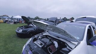 Rolling with a fleet of Volkswagens....in a Fiat!?! V.A.G. Fest 2018