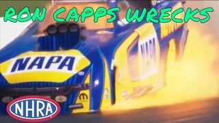 NHRA Crashes: Ron Capps Wrecks & Fails