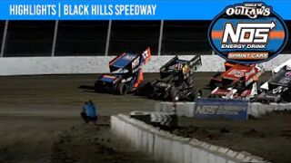 World of Outlaws NOS Energy Drink Sprint Cars Black Hills Speedway, August 29, 2021 | HIGHLIGHTS