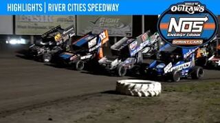 World of Outlaws NOS Energy Drink Sprint Cars River Cities Speedway, August 25, 2021 | HIGHLIGHTS