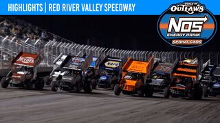 World of Outlaws NOS Energy Drink Sprint Cars Red River Valley Speedway August 21, 2021 | HIGHLIGHTS