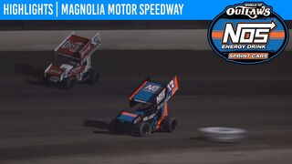 World of Outlaws NOS Energy Drink Sprint Cars Magnolia Motor Speedway March 12, 2021 | HIGHLIGHTS