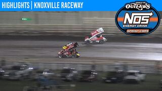 World of Outlaws NOS Energy Drink Sprint Cars Knoxville Raceway August 15, 2020 | HIGHLIGHTS