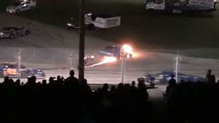 Super late model crash compilation