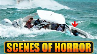 SMALL BOAT SINKING❗️FAMILY GOES INTO PANIC❗️BOAT TAKES ON TOO MUCH WATER | BOAT ZONE