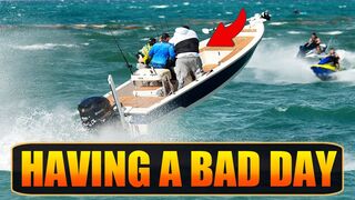 TERRIBLE MISTAKE! IS HE OK? | HAULOVER INLET @Boat Zone