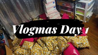 VLOGMAS Stripper Vlog| CASH APP GIVEAWAY | Watch me pack orders | Day 1