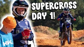 FIRST DAY OF SUPERCROSS WITH STAR YAMAHA