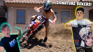 Riding Dirt Bikes in my New Signature BOXERS!!