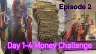 ***I BARELY MADE MONEY| EPISODE 2 | DAY 1-4| $50,000 IN 30 DAYS CHALLENGE !!!** STRIPPER VLOG