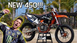 BRIAN DEEGAN'S NEW 2021 KTM 450SX FACTORY EDITION!!!