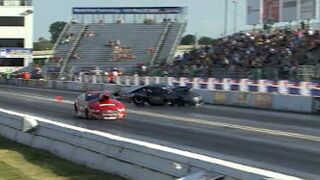 Extreme Pro Stock gets LOOSE on HOT Track - ADRL Gateway Drags