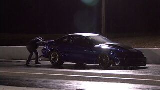 FULL MOON Drag Racing Ends in CRASH