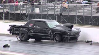 NITROUS MUSTANG HITS THE WALL