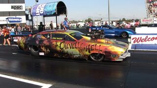 Pro Modified Drag Racing - Midwest Drag Racing Series - Saturday Eliminations