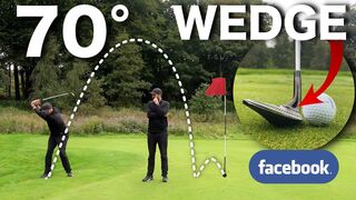 I bought a 70° wedge from Facebook (cheating?)