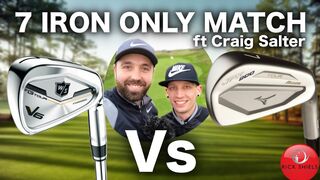 7 IRON ONLY - GOLF VLOG MATCH - RICK SHIELS Vs CRAIG SALTER