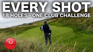 EVERY SHOT - 18 Holes with ONLY ONE club!