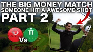 SOMEONE BREAKS THE FLAG! BIG MONEY GOLF MATCH PART 2