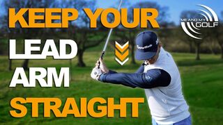 KEEP YOUR LEAD ARM STRAIGHT IN THE GOLF SWING SWING | ME AND MY GOLF