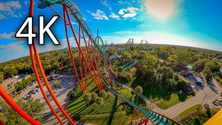 Kumba horizon leveled front seat on-ride 4K POV Busch Gardens Tampa