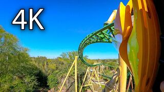 Cheetah Hunt horizon leveled front seat on-ride 4K POV Busch Gardens Tampa