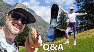 Live Snowboard Q&A From Zermatt Switzerland