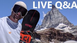 Snowpark Zermatt & Trick Progression - Live Snowboard Q&A