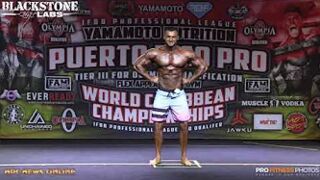 2021 IFBB Professional League Puerto Rico Pro Men’s Physique Top 3 Posing Routine – 3rd Luca Biolo