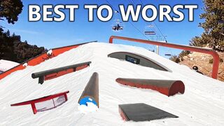 13 Best Park Features For Snowboard Tricks