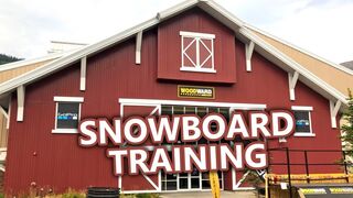 Woodward Barn Snowboard Training