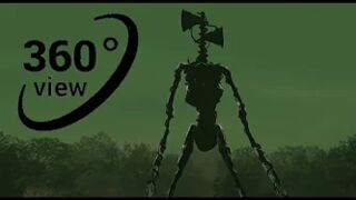 SIREN HEAD CHASE vs FNAF FOXY (360 VIDEO)