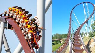 Hersheypark Candymonium Roller Coaster Front Seat POV